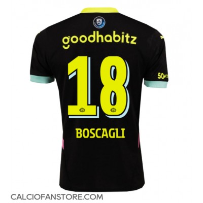Maglia Calcio PSV Eindhoven Olivier Boscagli #18 Seconda Divisa 2024-25 Manica Corta Maglia Calcio PSV Eindhoven Olivier Boscagli #18 Seconda Divisa 2024-25 Manica Corta